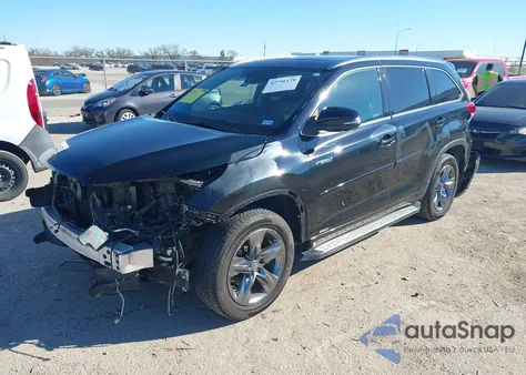 2017 Toyota Highlander Hybrid Limited Platinum из США, поврежденный, VIN 5TDDGRFH9HS027270